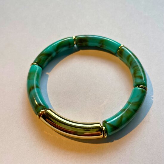 Tube turquoise marble