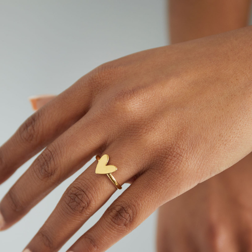 Ring Classic Heart - Goud