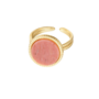 Ring Ronde Steen Roze