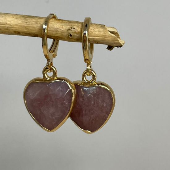 Meike - Strawberry Quartz  (Gold Filled)