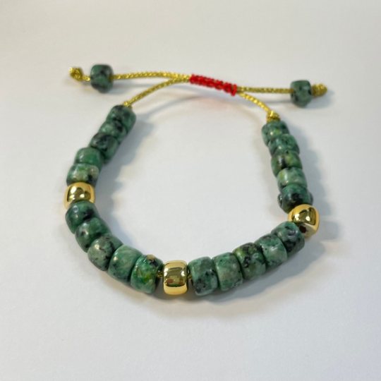 BOHO Kralenarmband Groen