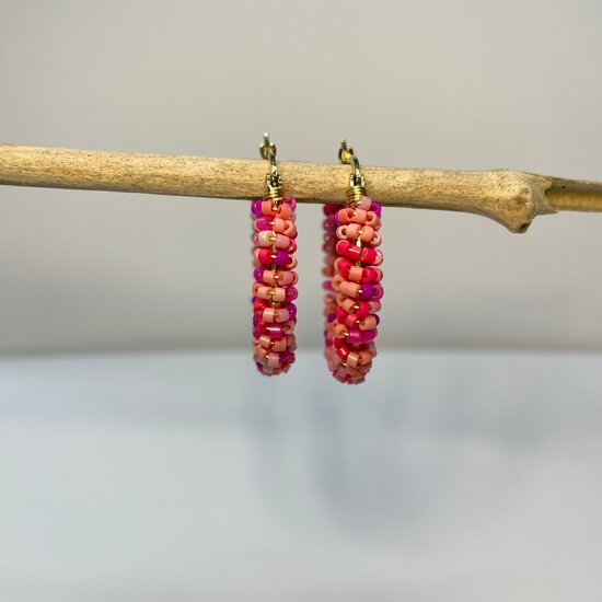 Creool Beads Roze - Goud